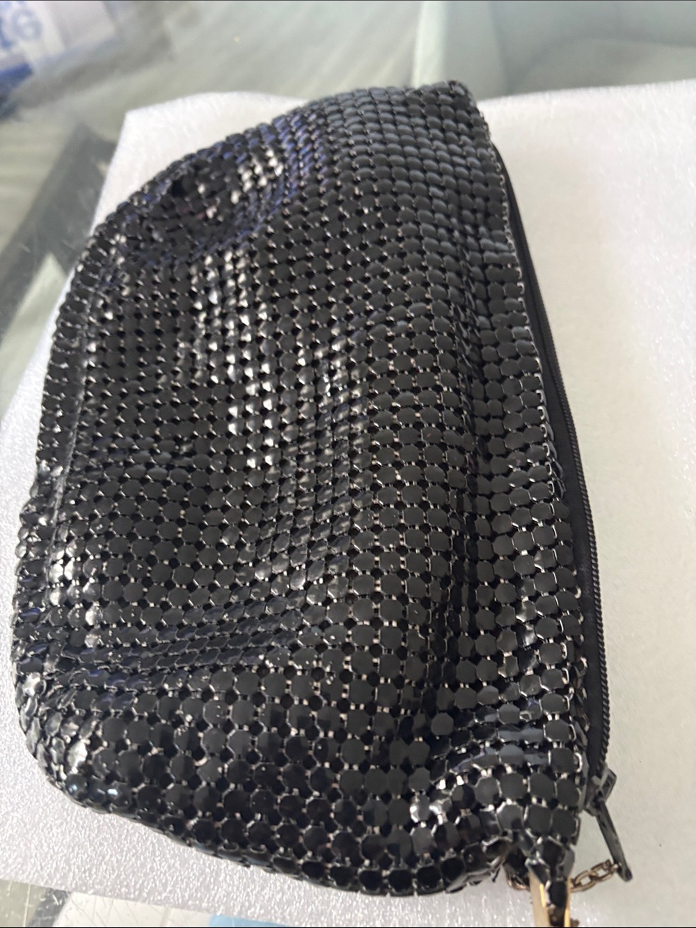 Black Sequin Evening Clutch - Women Bags